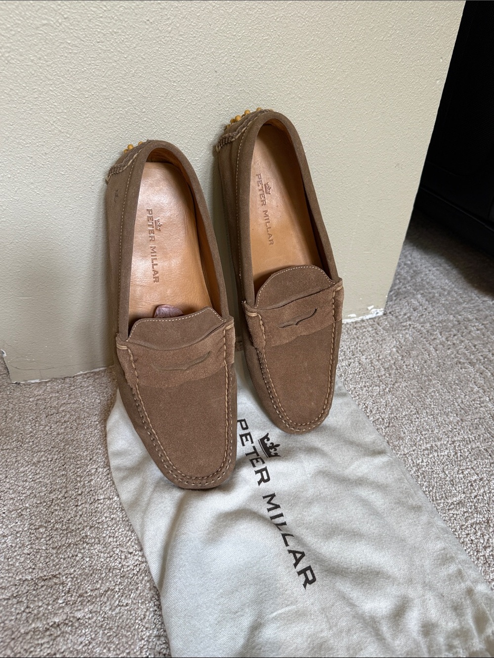 Peter Millar Men's Suffolk Suede Driver